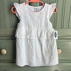 Old Navy White Eyelet Dress 18-24months